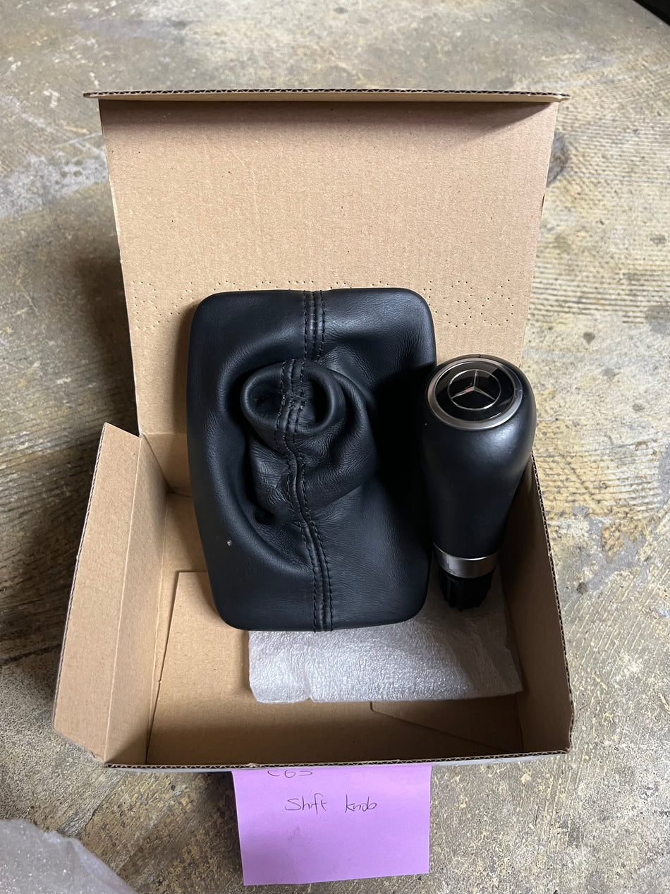 2008-2015 Mercedes Benz W204 OEM Shift Knob and Shift Boot