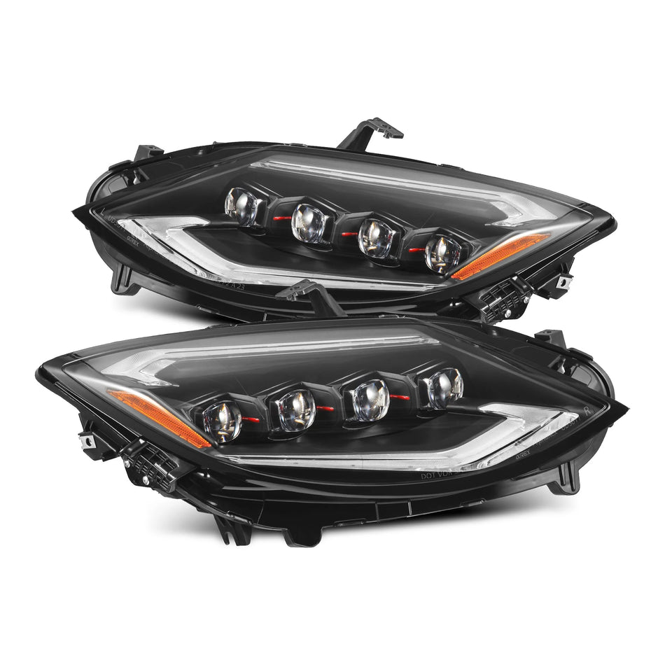 Alpha Rex 23-24 Nissan Z NOVA-Series LED Projector Headlights Black
