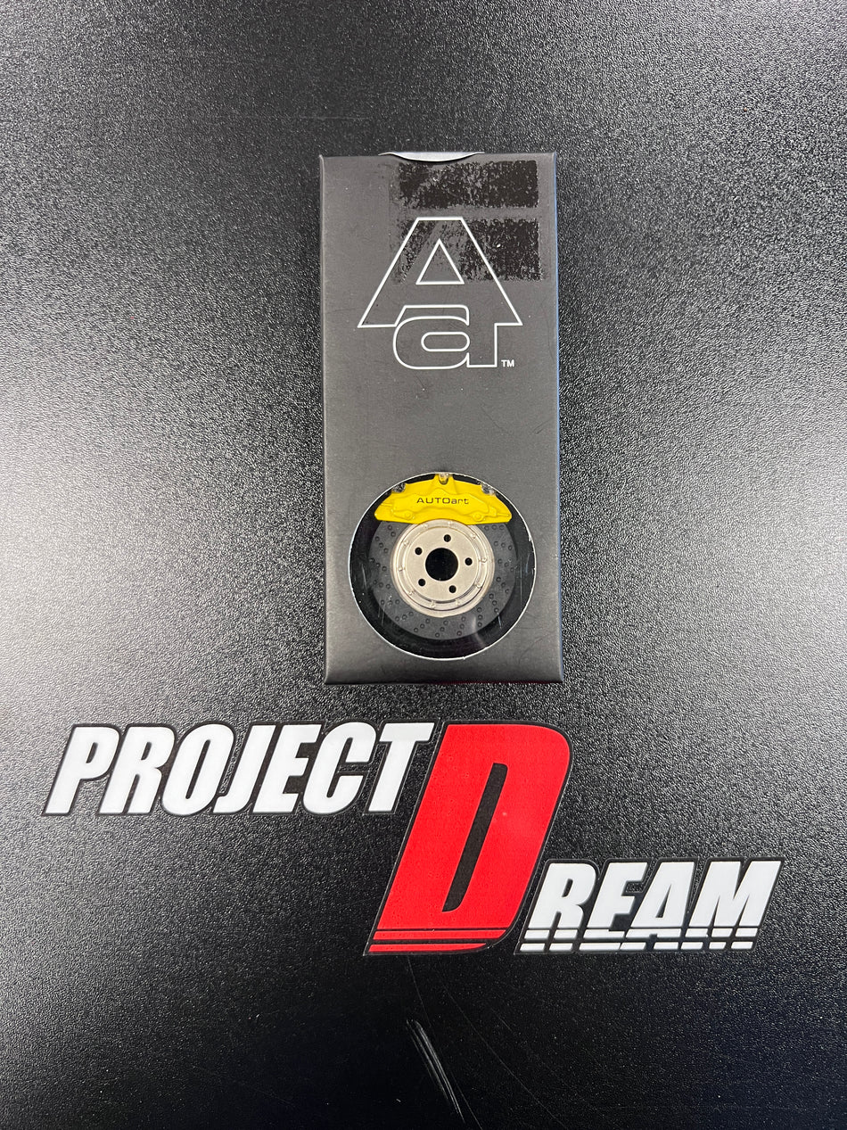 AUTO ART Big Brake Disc Kit Keychain Yellow