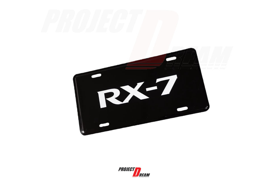 RX-7 Display License Plate